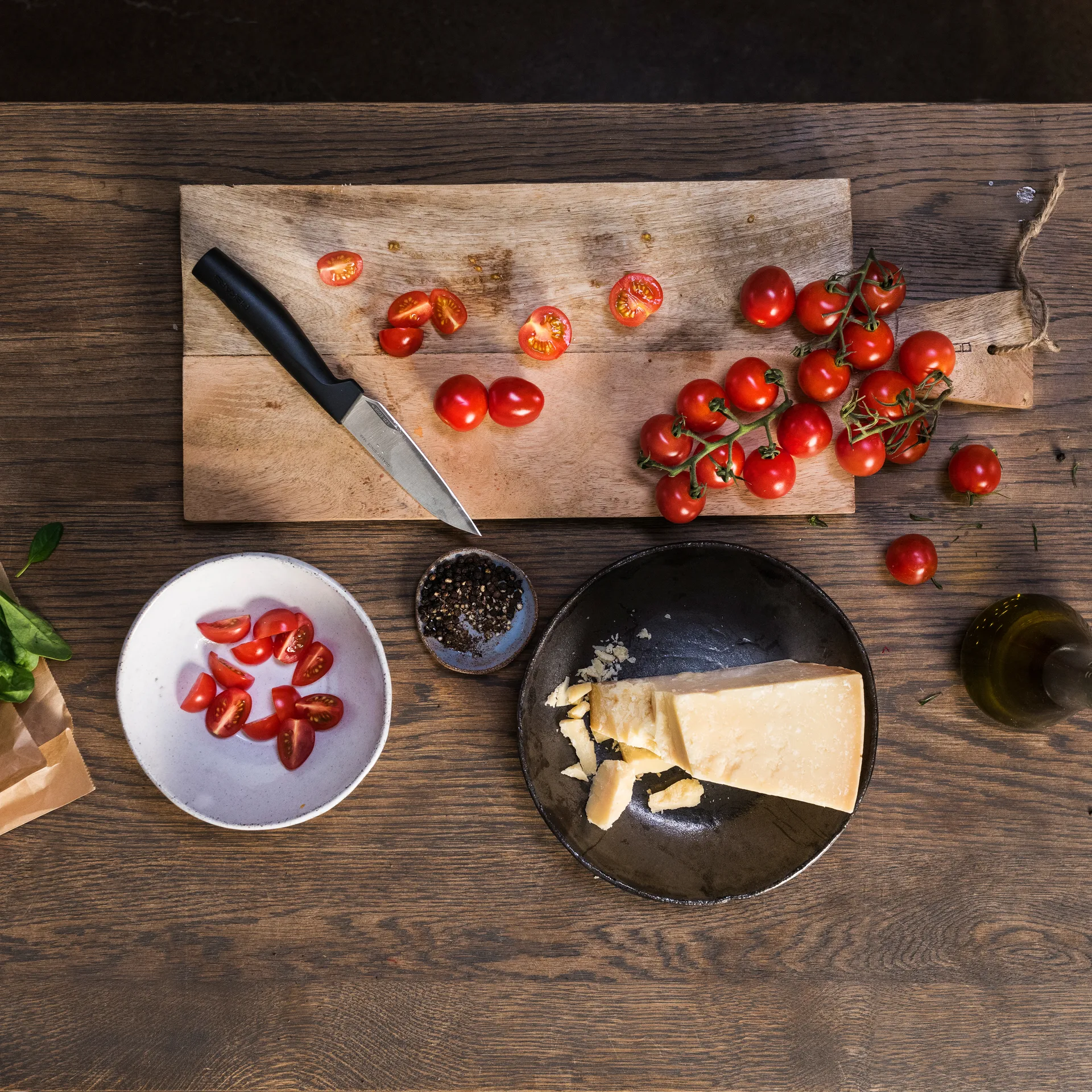 Hard Edge groentemes 11 cm, Roestvrij staal Fiskars