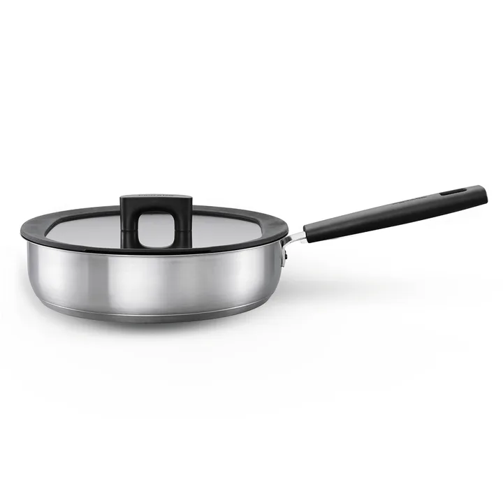 Fiskars steelpan met deksel, 1,5 liter, 18,4 cm, Geschikt voor alle Fiskars steelpan met deksel, 1,5 liter, 18,4 cm, Geschikt voor alle