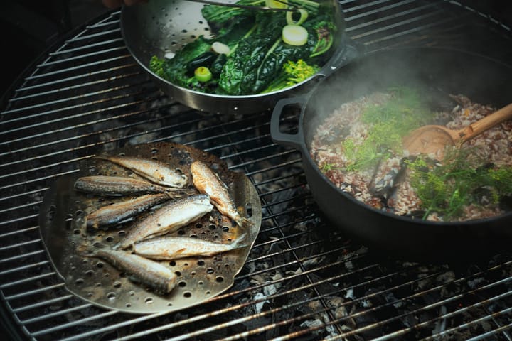 Norden Grill Chef 3-in-1 grillmandje, Ø30 cm Fiskars