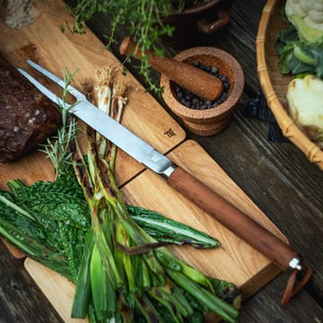 Norden grillvork - Roestvrij staal-berkenhout - Fiskars