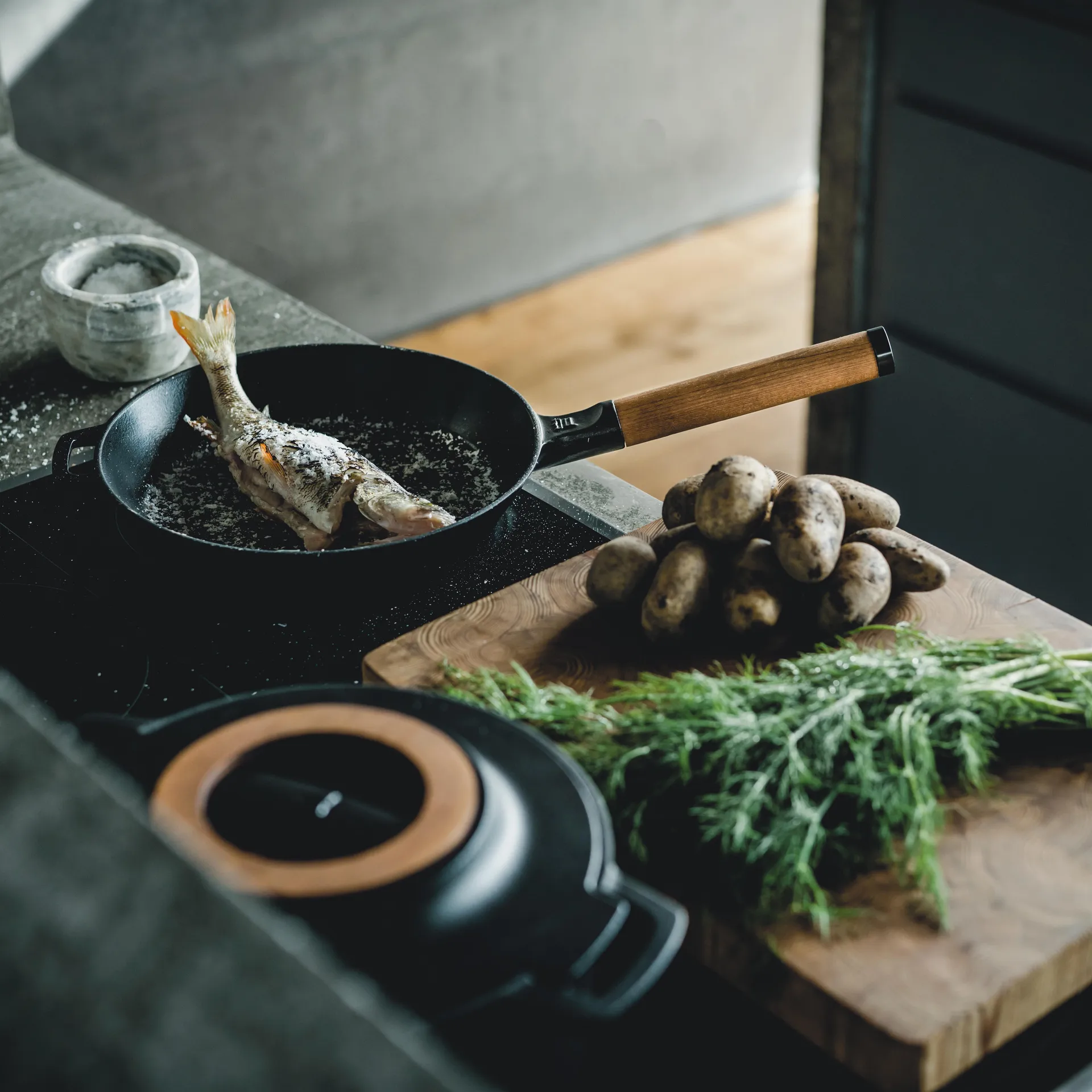 Norden koekenpan gietijzer, 26 cm. Fiskars