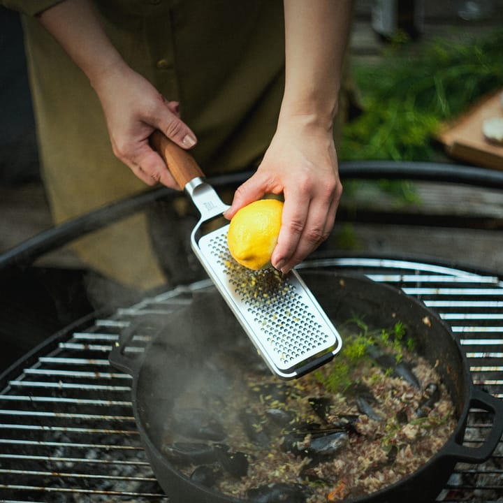 Norden rasp fijn, Roestvrij staal-berkenhout Fiskars