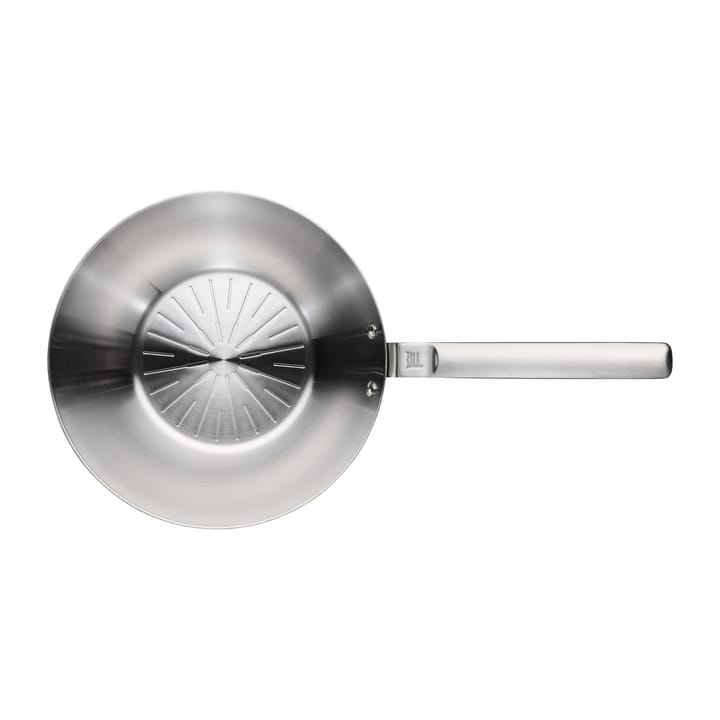 Norden Steel wokpan roestvrij staal ongecoat, Ø28 cm Fiskars