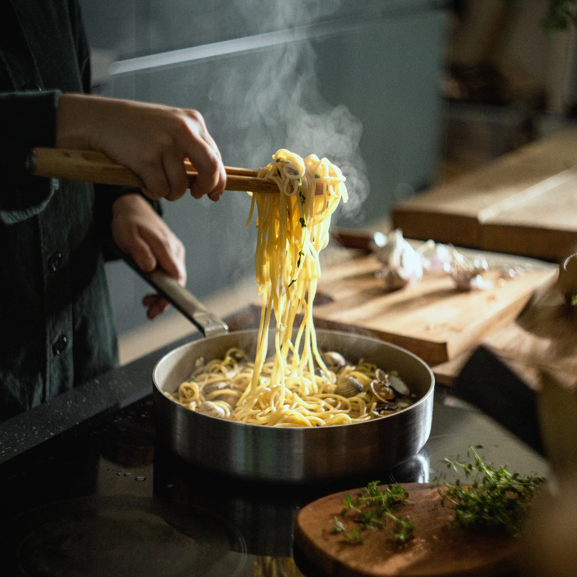 Norden tang, Eikenhout-roestvrij staal Fiskars