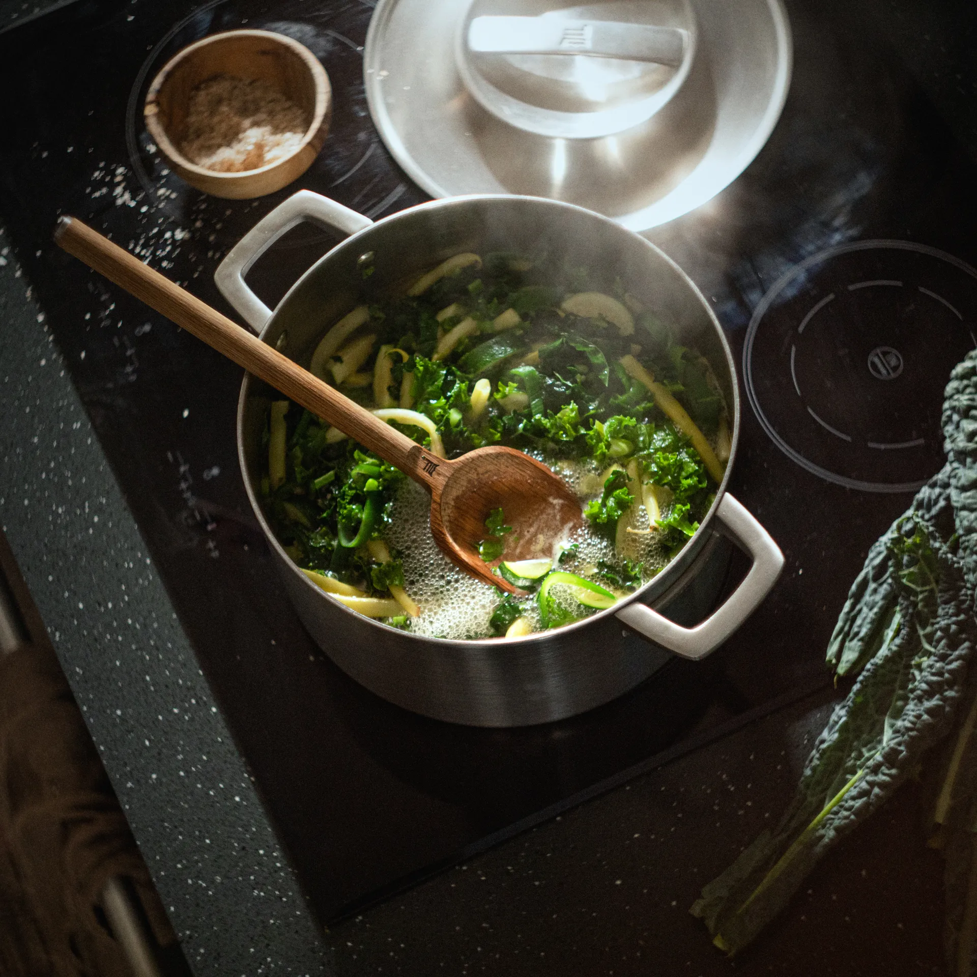 Norden wokspatel, Eikenhout-roestvrij staal Fiskars