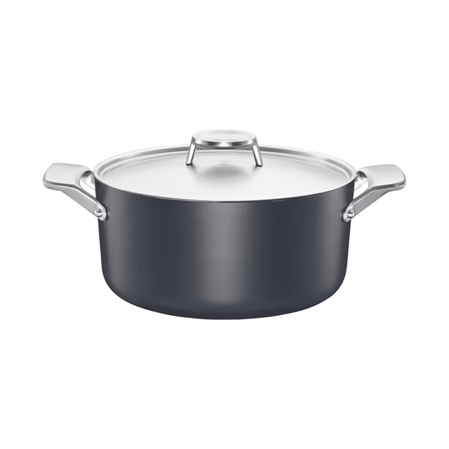 Taiten braadpan met deksel 3,5 l - Zwart - Fiskars