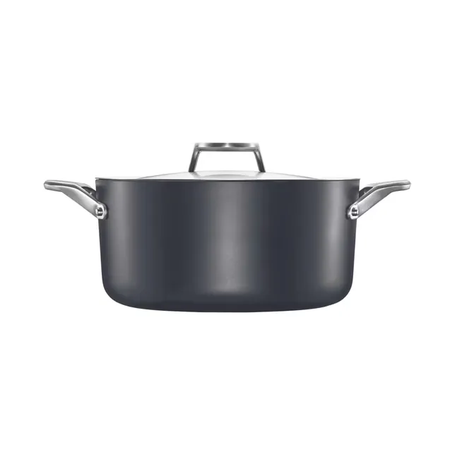 Taiten braadpan met deksel 3,5 l, Zwart Fiskars