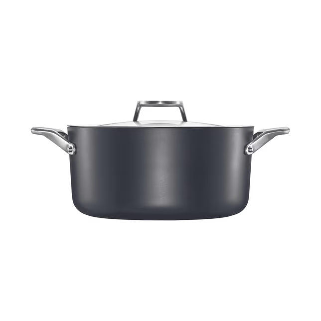 Taiten braadpan met deksel 3,5 l, Zwart Fiskars