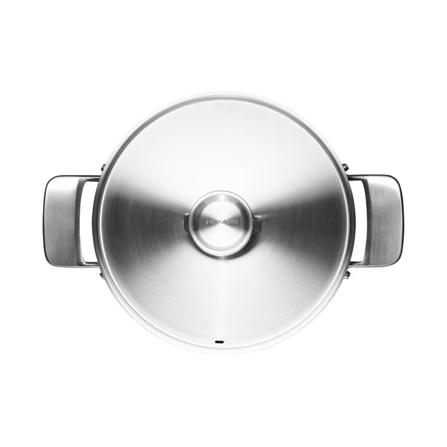 Taiten braadpan met deksel 3,5 l, Zwart Fiskars