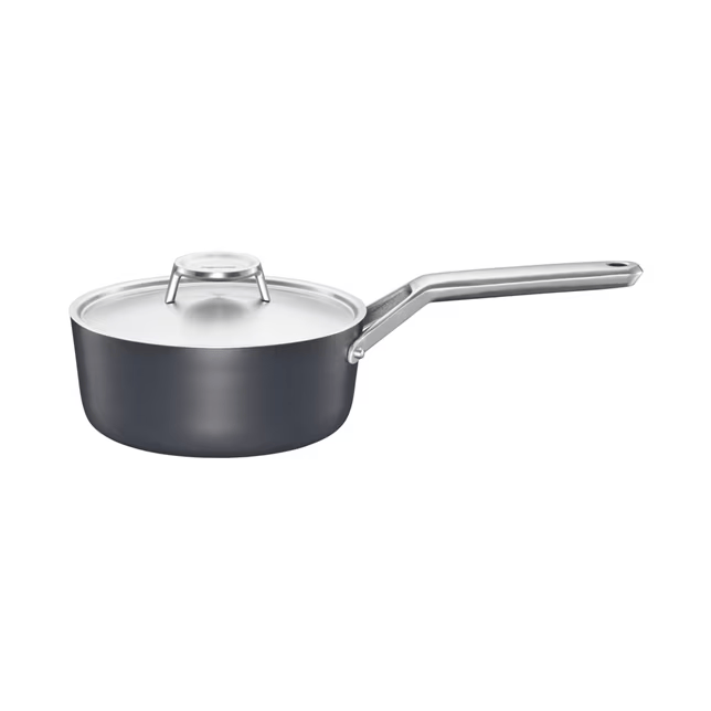 Taiten steelpan met deksel 1,6 l - Zwart - Fiskars