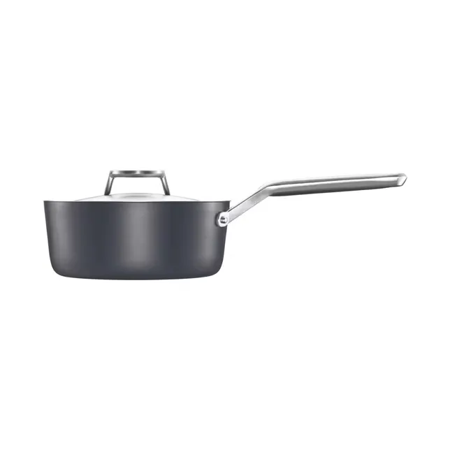Taiten steelpan met deksel 1,6 l, Zwart Fiskars