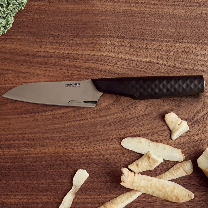 Titanium groentemes 10 cm, Zwart Fiskars