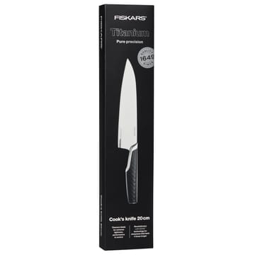 Titanium koksmes 20 cm - Zwart - Fiskars