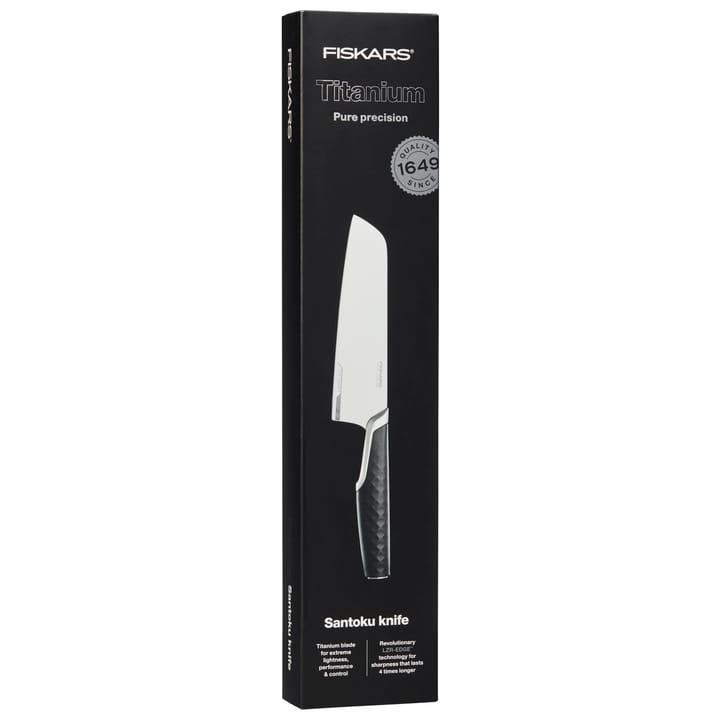 Titanium santokumes 16 cm, Zwart Fiskars