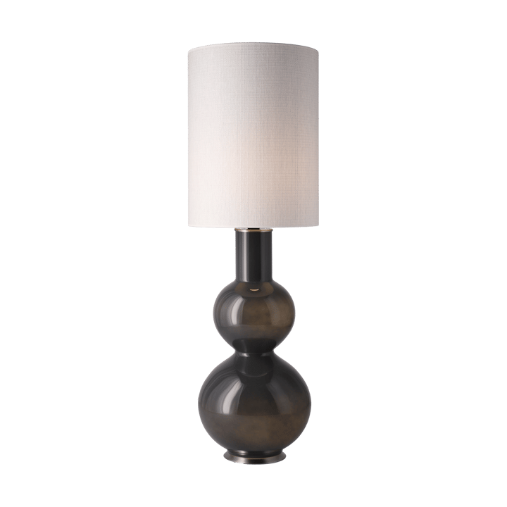 Augusta tafellamp grijze lampvoet, Babel Beige L Flavia Lamps