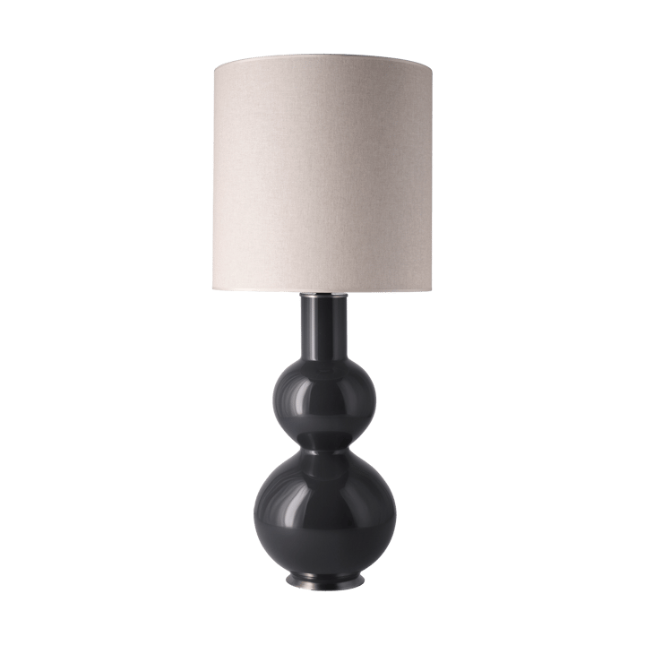 Augusta tafellamp grijze lampvoet - Milano Tostado M - Flavia Lamps