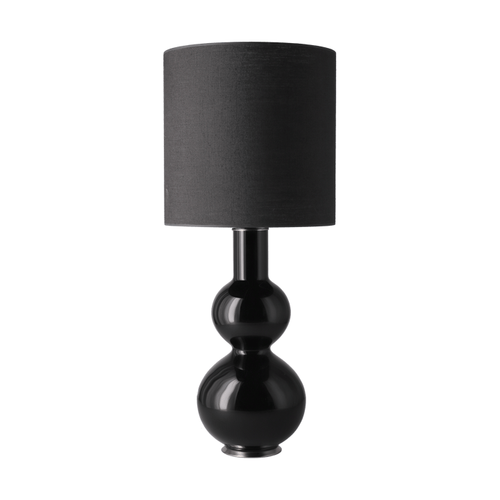 Augusta tafellamp zwarte lampvoet - Lino Negro M - Flavia Lamps
