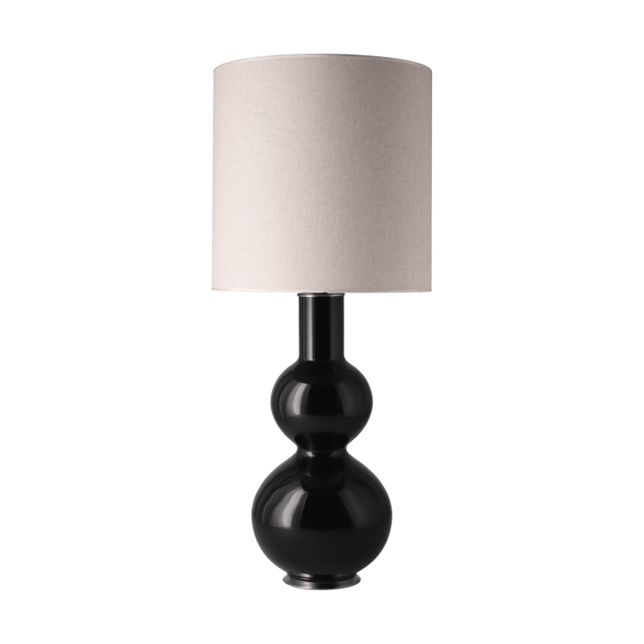 Augusta tafellamp zwarte lampvoet - Milano Tostado M - Flavia Lamps