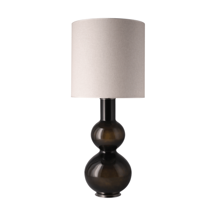 Augusta tafellamp zwarte lampvoet, Milano Tostado M Flavia Lamps