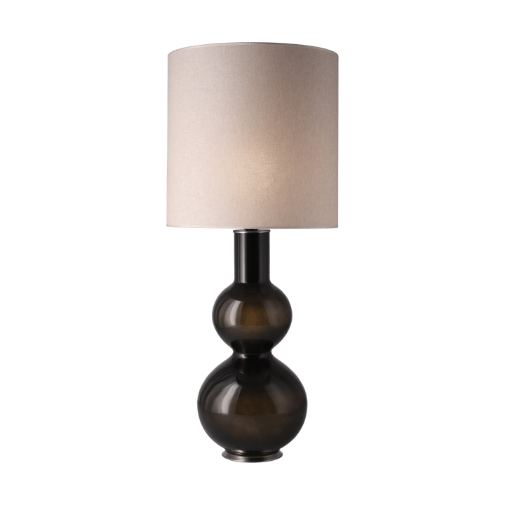 Augusta tafellamp zwarte lampvoet, Milano Tostado M Flavia Lamps