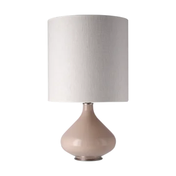Flavia tafellamp beige lampvoet - Babel Beige M - Flavia Lamps