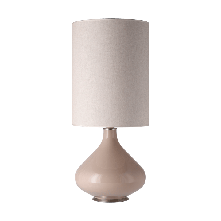 Flavia tafellamp beige lampvoet - Milano Tostado L - Flavia Lamps
