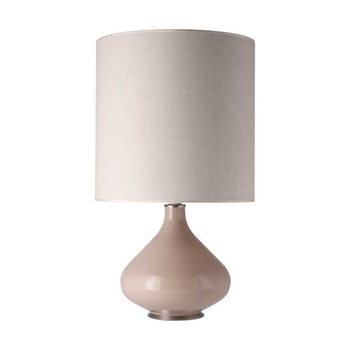 Flavia tafellamp beige lampvoet - Milano Tostado M - Flavia Lamps