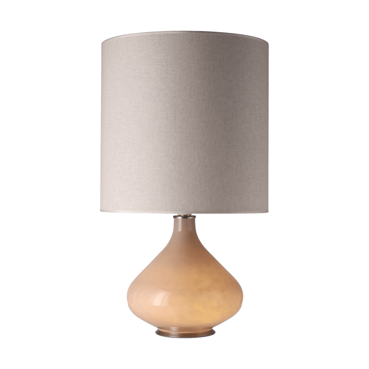 Flavia tafellamp beige lampvoet, Milano Tostado M Flavia Lamps