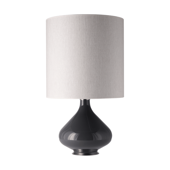 Flavia tafellamp grijze lampvoet - Babel Beige M - Flavia Lamps