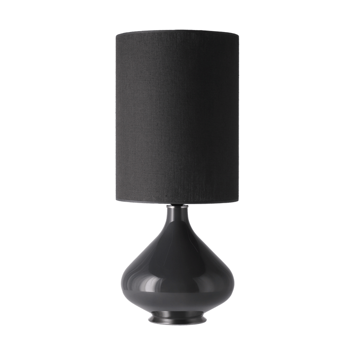 Flavia tafellamp grijze lampvoet - Lino Negro L - Flavia Lamps