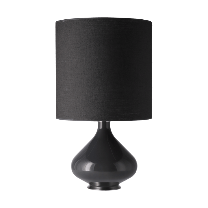 Flavia tafellamp grijze lampvoet - Lino Negro M - Flavia Lamps