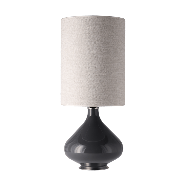 Flavia tafellamp grijze lampvoet - London Beige L - Flavia Lamps