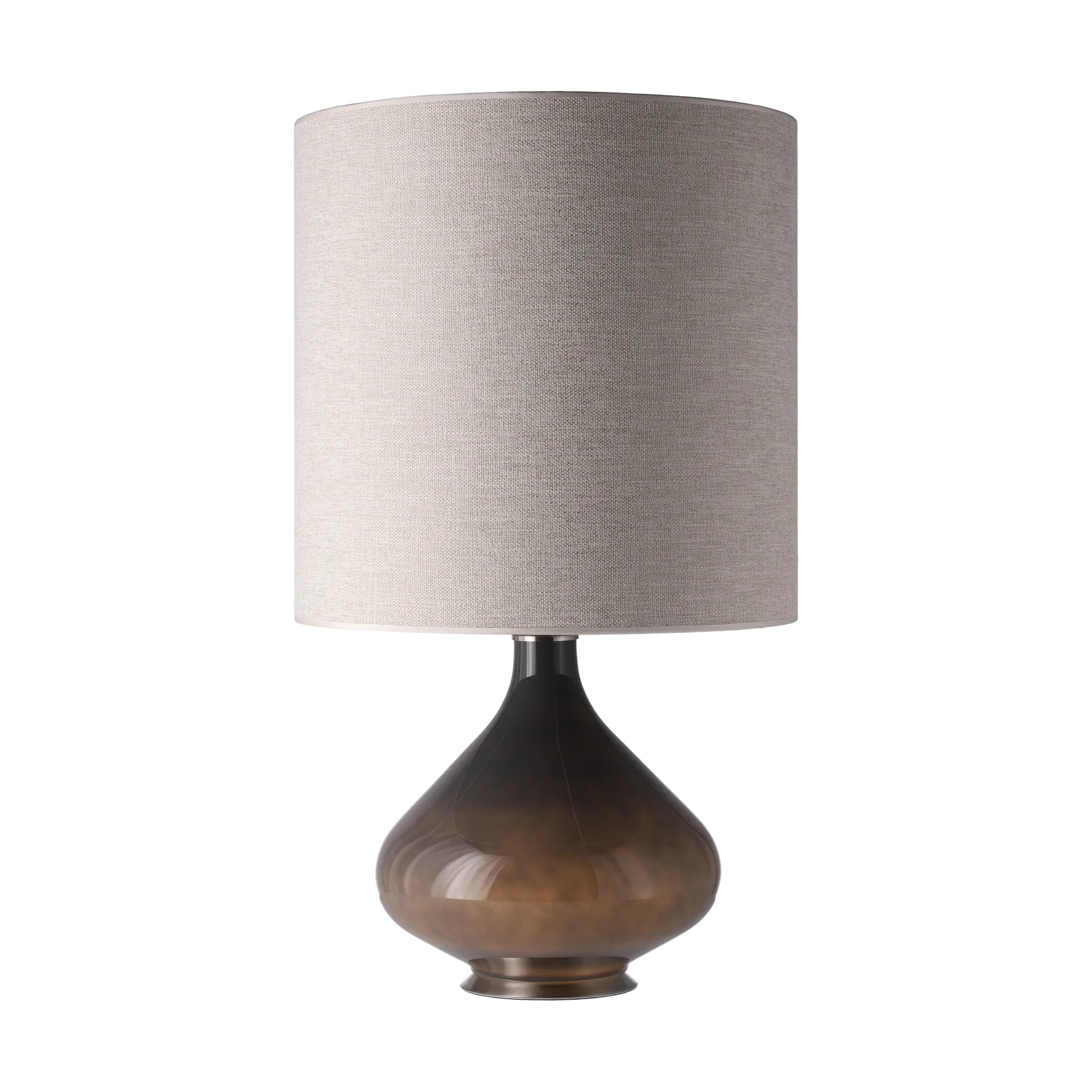 Flavia tafellamp grijze lampvoet, London Beige M Flavia Lamps