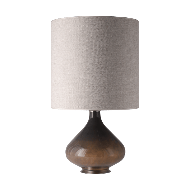 Flavia tafellamp grijze lampvoet, London Beige M Flavia Lamps