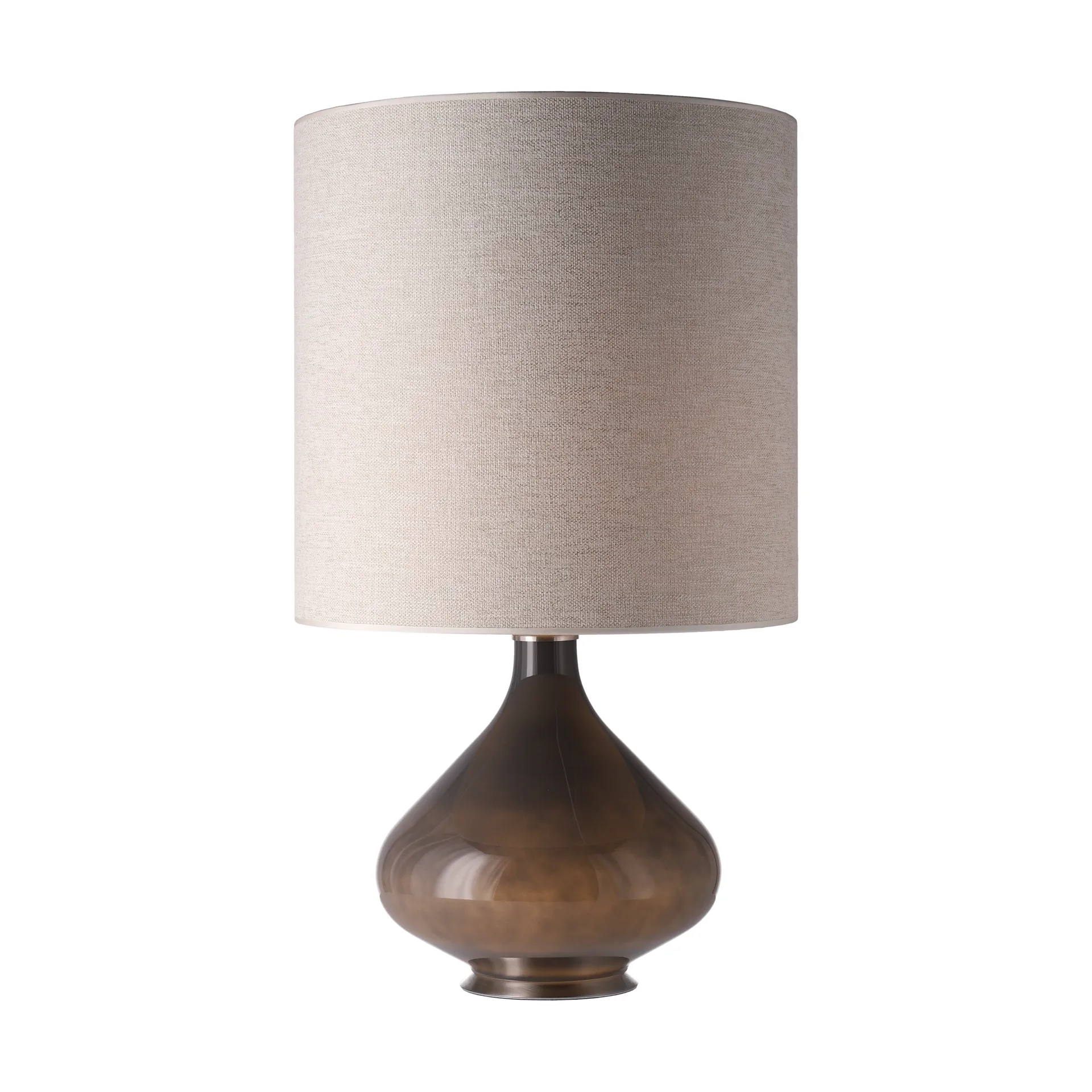 Flavia tafellamp grijze lampvoet, London Beige M Flavia Lamps