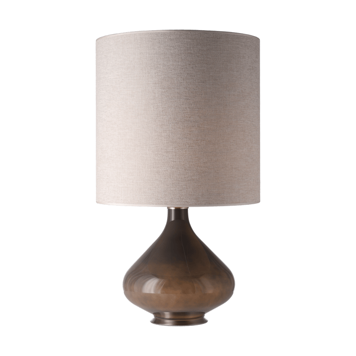 Flavia tafellamp grijze lampvoet, London Beige M Flavia Lamps