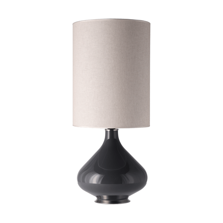 Flavia tafellamp grijze lampvoet - Milano Tostado L - Flavia Lamps