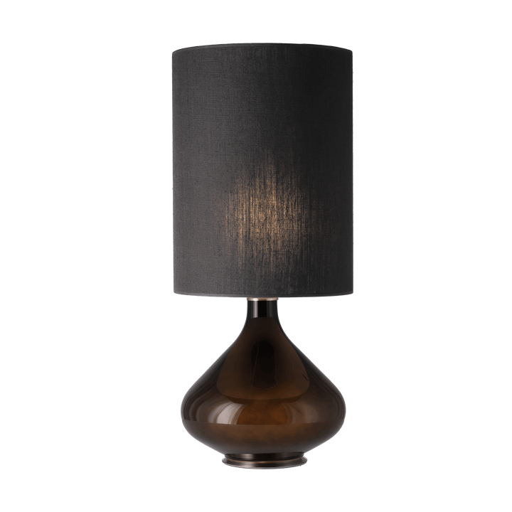 Flavia tafellamp zwarte lampvoet, Lino Negro L Flavia Lamps