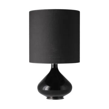 Flavia tafellamp zwarte lampvoet - Lino Negro M - Flavia Lamps