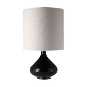 Flavia tafellamp zwarte lampvoet - London Beige M - Flavia Lamps
