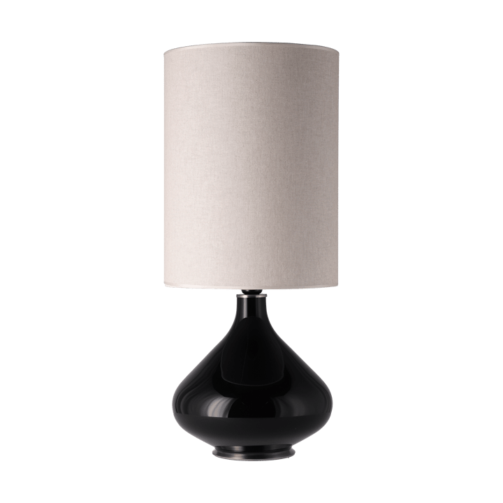 Flavia tafellamp zwarte lampvoet - Milano Tostado L - Flavia Lamps