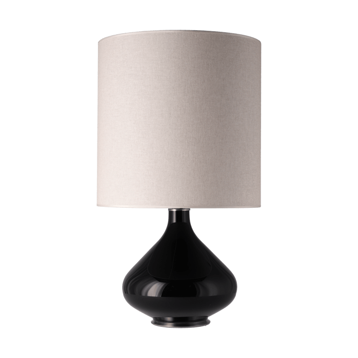 Flavia tafellamp zwarte lampvoet - Milano Tostado M - Flavia Lamps
