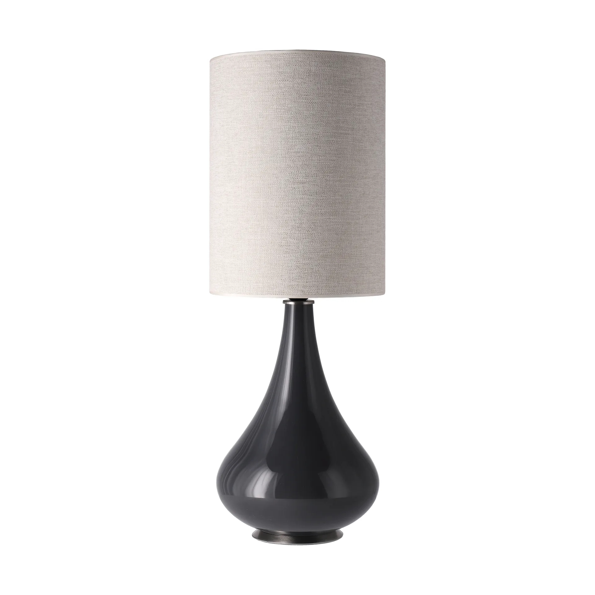 Renata tafellamp grijze lampvoet, London Beige L Flavia Lamps