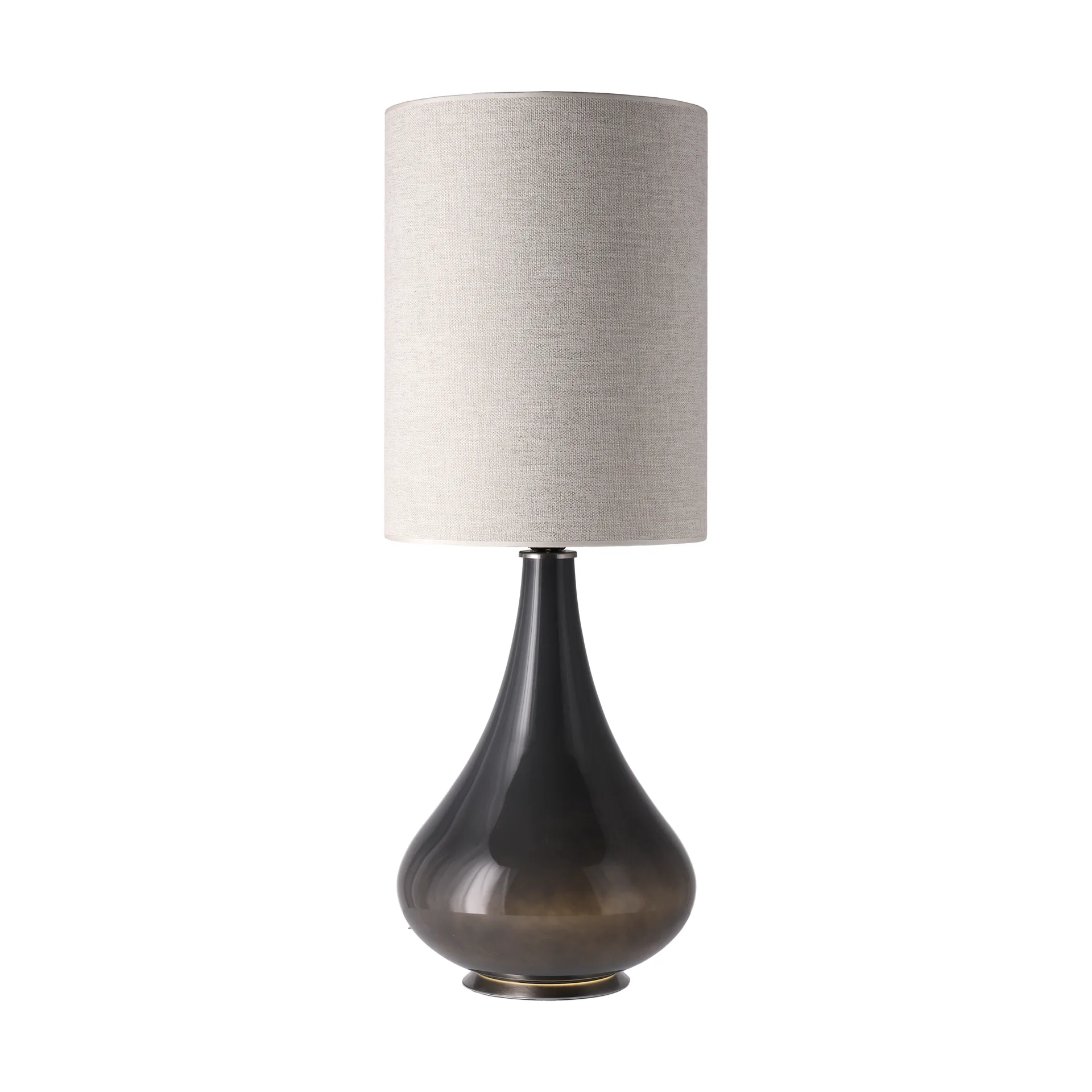 Renata tafellamp grijze lampvoet, London Beige L Flavia Lamps