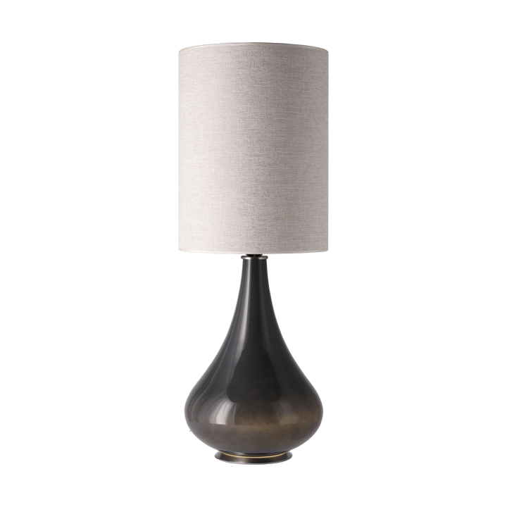 Renata tafellamp grijze lampvoet, London Beige L Flavia Lamps