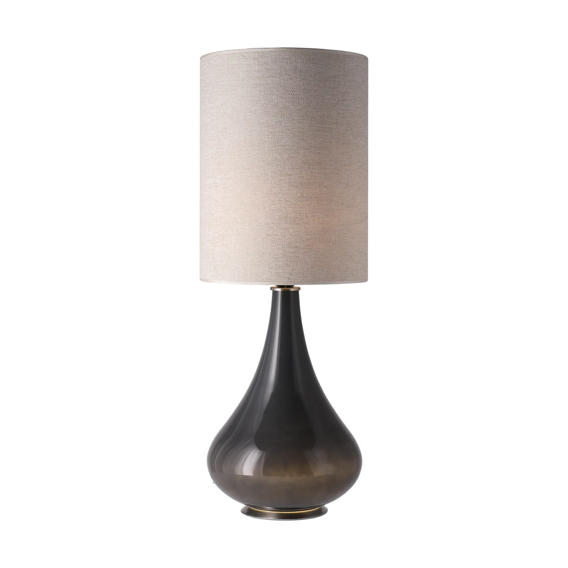 Renata tafellamp grijze lampvoet, London Beige L Flavia Lamps