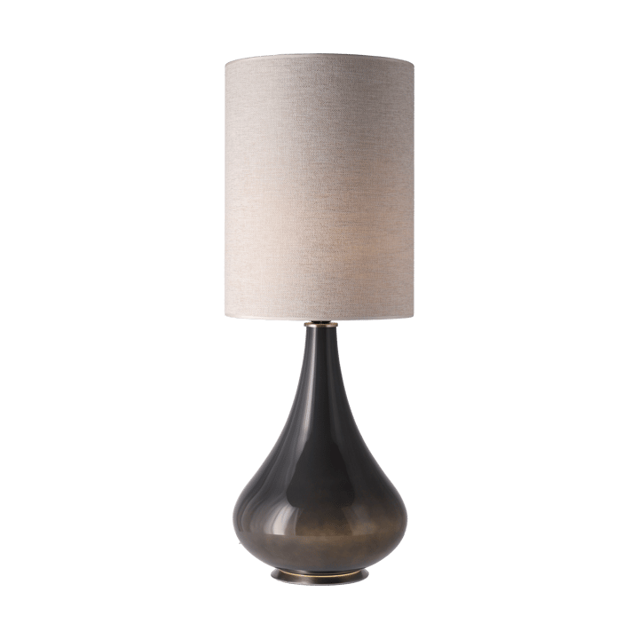 Renata tafellamp grijze lampvoet, London Beige L Flavia Lamps