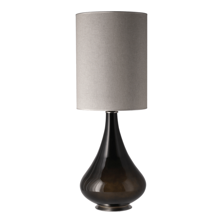 Renata tafellamp zwarte lampvoet - Milano Tostado L - Flavia Lamps