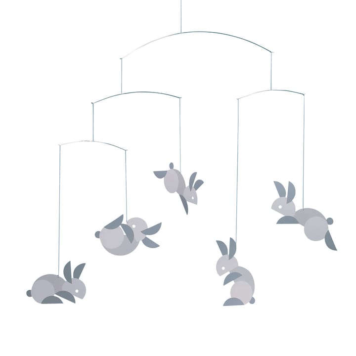 Circular bunnies mobiel, multi Flensted Mobiles