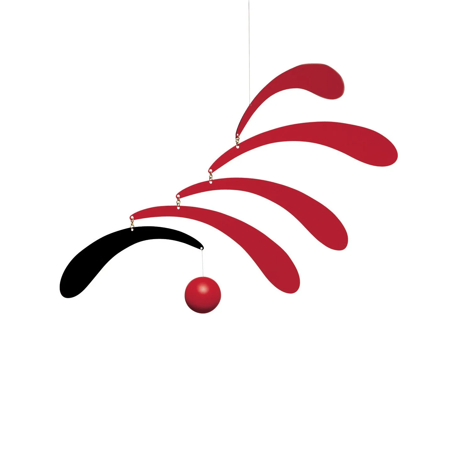 Flowing Rythm mobiel, rood Flensted Mobiles